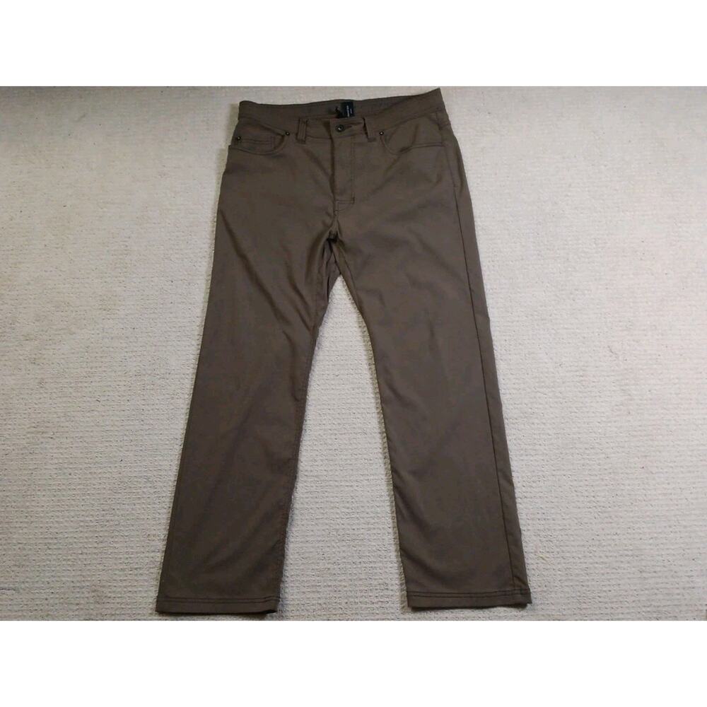 Prana Slim Fit Pants Mens 36W x 29L Tan